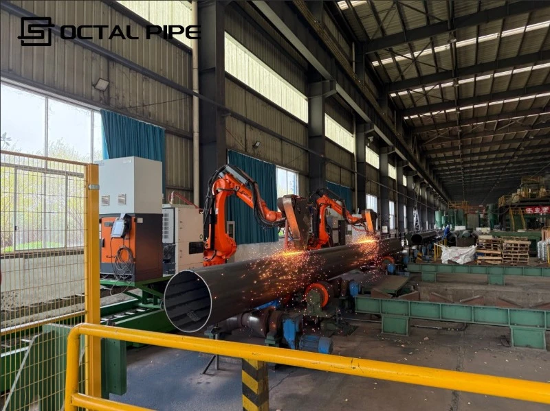 LSAW Pipe Weld Seam Grinding LSAW Pipe Weld Seam Grinding